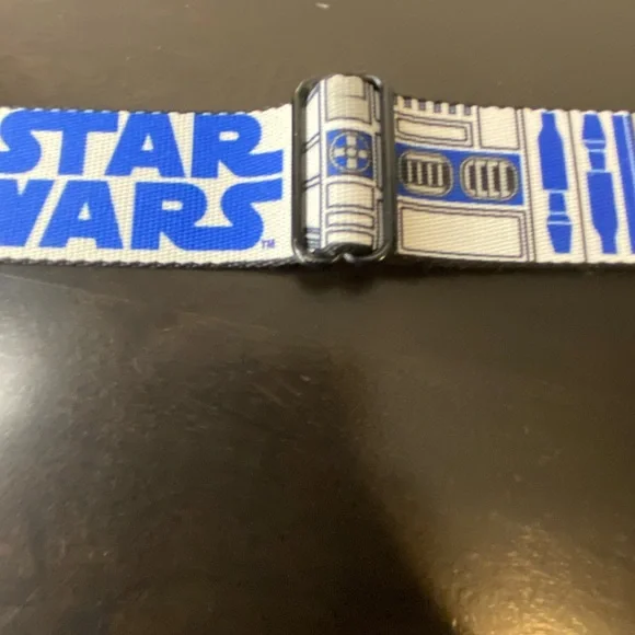 Star Wars white blue silver Buckle Down belt - Picture 6 of 12